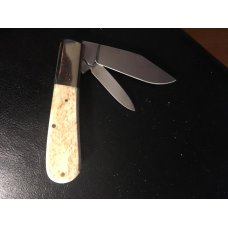 RARE SCRIMSHAWED HANDLE BARLOW RARE SCRIMSHAWED HANDLE BARLOW