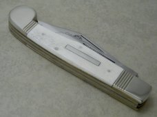 Parker Cut. Co. Hand Made Japan Smooth Bone EK-12 2 Blade Folding Knife - NIB