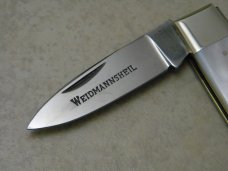 Weidmannsheil Solingen Germany Genuine Mother of Pearl Lockback Knife in Box