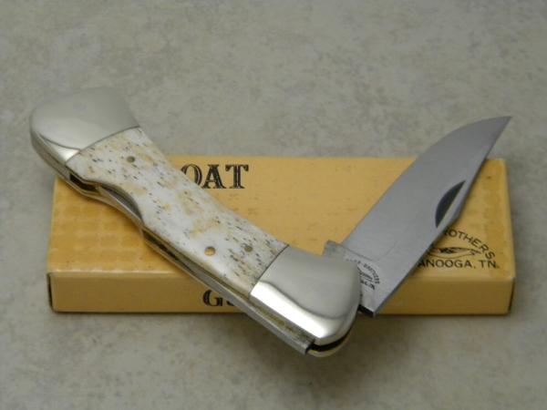 Parker Brothers Chattanooga, TN K-2 Wildlife Series Japan Smooth Bone Lockback Knife in Box Parker Brothers Chattanooga, TN K-2 Wildlife Series Japan Smooth Bone Lockback Knife in Box