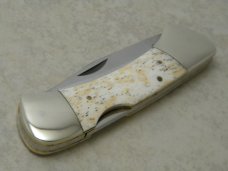 Parker Brothers Chattanooga, TN K-2 Wildlife Series Japan Smooth Bone Lockback Knife in Box Parker Brothers Chattanooga, TN K-2 Wildlife Series Japan Smooth Bone Lockback Knife in Box