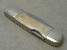 Parker Brothers Chattanooga, TN K-2 Wildlife Series Japan Smooth Bone Lockback Knife in Box Parker Brothers Chattanooga, TN K-2 Wildlife Series Japan Smooth Bone Lockback Knife in Box