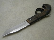 Parker Cut. Co. Japan REM-41 "Derringer" Novelty Gun-Shaped Diecast Lockback Knife in Box