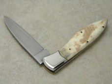 Parker Cut. Co. Japan K-345 Smooth Bone Noda Mitsuo Single Blade Knife in Box