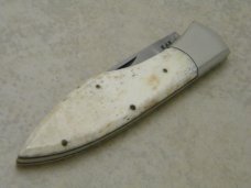 Parker Cut. Co. Japan K-345 Smooth Bone Noda Mitsuo Single Blade Knife in Box