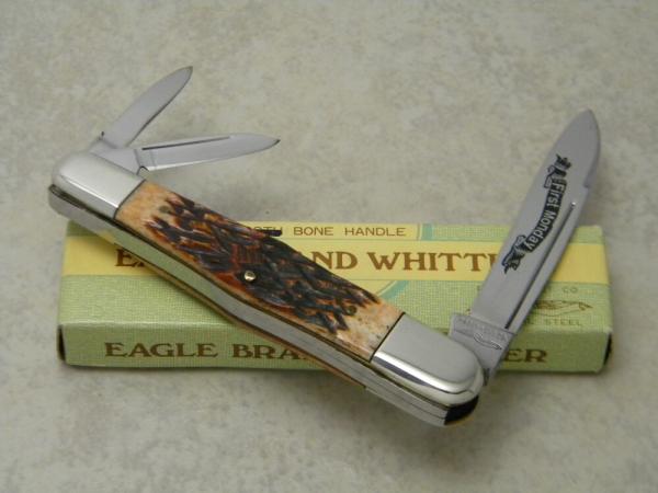 Parker Cut. Co. Japan Eagle Brand K-83 "First Monday" Bone Whittler Knife in Box