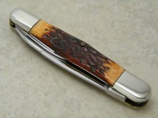 Parker Cut. Co. Japan Eagle Brand K-83 "First Monday" Bone Whittler Knife in Box