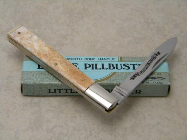 Parker Cut. Co. Japan K-65 Bone "Little Pillbuster" Knife in Box