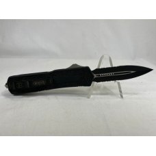 2005 MICROTECH SCARAB D/E Combo Spear OTF Side Lever Automatic MINT IN POUCH (Z 47965) 