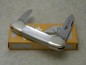 Parker Cut. Co. Japan Pearl "Kayak" Canoe Knife in Box