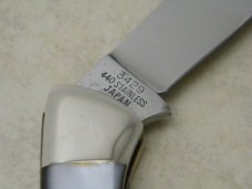 Parker-Frost Bone "Star" 2 Blade Folding Canoe Knife 