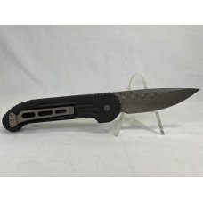 2001 MICROTECH L-UDT Black Hakka Pelita Damascus Auto w/ Pouch MINT IN BOX (Z 47970) 2001 MICROTECH L-UDT Black Hakka Pelita Damascus Auto w/ Pouch MINT IN BOX (Z 47970)