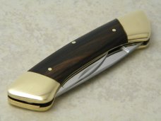Parker-Frost Japan Wood "Star" 2 Blade Folding Canoe Knife 