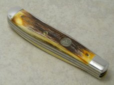 Schrade+ USA 1982 NKCA 1 of 10,000 Stag Trapper Knife