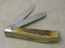 Schrade+ USA 1982 NKCA 1 of 10,000 Stag Trapper Knife