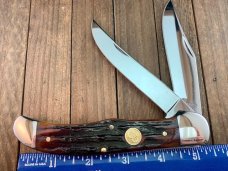 Canal Street Cutlery Folding Hunter Amber Bone Stag 2007 Canal Street Cutlery Folding Hunter Amber Bone Stag 2007
