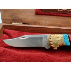 Buck Custom - Hand Made by Navajo Artist Dave Yellowhorse PONY edition Buck 112 Buck Custom - Hand Made by Navajo Artist Dave Yellowhorse PONY edition Buck 112