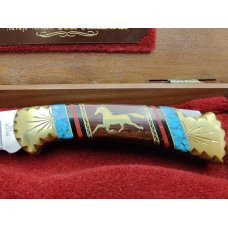 Buck Custom - Hand Made by Navajo Artist Dave Yellowhorse PONY edition Buck 112 Buck Custom - Hand Made by Navajo Artist Dave Yellowhorse PONY edition Buck 112