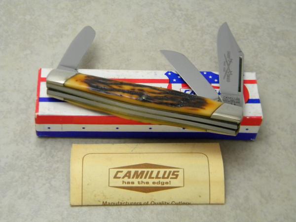 Camillus Sword Brand New York USA 78 Delrin Stockman Knife NIB