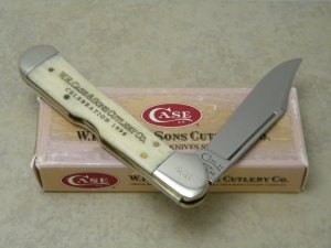 Case XX USA 1998 Smooth Oatmeal Bone 61549L SS Copperlock Knife - SFO - NIB