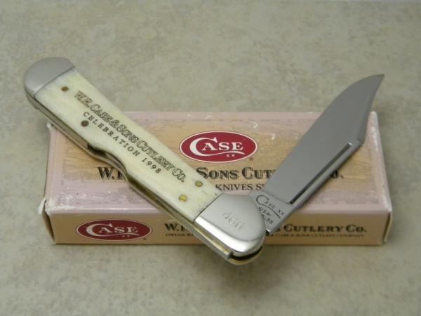 Case XX USA 1998 Smooth Oatmeal Bone 61549L SS Copperlock Knife - SFO - NIB