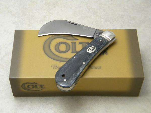 Colt CT 472 Titanium Series Bone Hawkbill Knife NIB