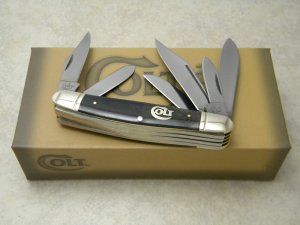 Colt CT 314 Titanium Series Bone 6 Blade Stockman Knife NIB