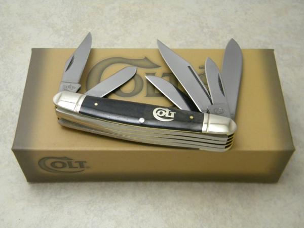 Colt CT 314 Titanium Series Bone 6 Blade Stockman Knife NIB
