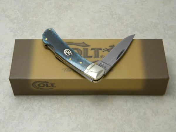 Colt CT 574 Titanium Series Bone Lockback Knife NIB