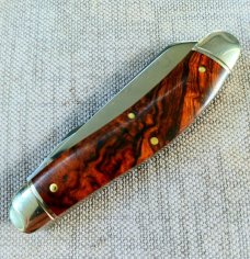 GEC Northfield Bayou Trapper..888222..Honknose Clip & Lambsfoot..4" clsd..1095 & desert ironwood