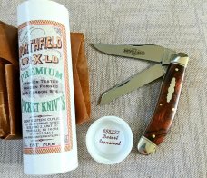 GEC Northfield Bayou Trapper..888222..Honknose Clip & Lambsfoot..4" clsd..1095 & desert ironwood