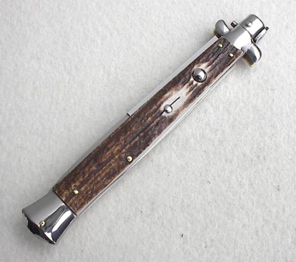 NEW OLD STOCK 13" SKM GENUINE STAG BAYONET STILETTO MANIAGO ITALY