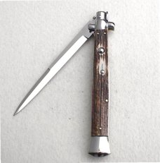 NEW OLD STOCK 13" SKM GENUINE STAG BAYONET STILETTO MANIAGO ITALY