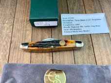 Canal Street Cutlery Stockman Dark Amber Stag Bone Stainless 2005 Canal Street Cutlery Stockman Dark Amber Stag Bone Stainless 2005