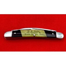 Vintage NOVCO (Novelty Cutlery Co) Swayback Wharncliffe Whittler Picture Pocket Knife c.1879-1949