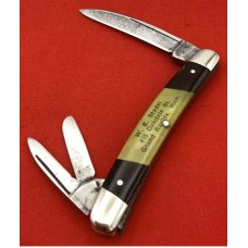 Vintage NOVCO (Novelty Cutlery Co) Swayback Wharncliffe Whittler Picture Pocket Knife c.1879-1949