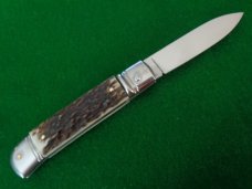 AKC Italy STAG Lever Lock Old Style Knarly STAG Mint