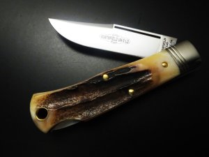 Great Eastern Cutlery Northfield UN-X-LD #83 Tascosa Lockback Sambar Stag GEC 831121LB