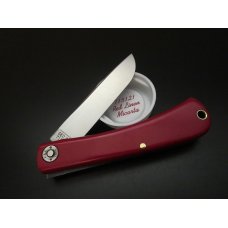 Great Eastern Cutlery #71 Bullnose Sodbuster Red Linen Micarta GEC 715121