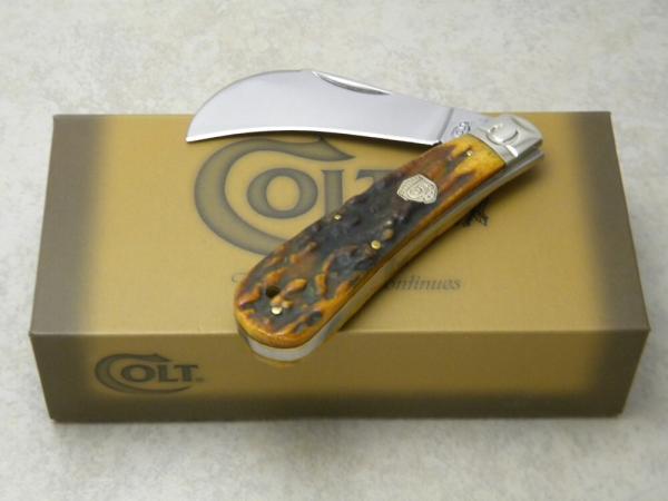 Colt CT 473 Bone Hawkbill Knife NIB