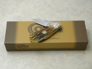 Colt CT 324 Bone Mini Lockback Knife NIB