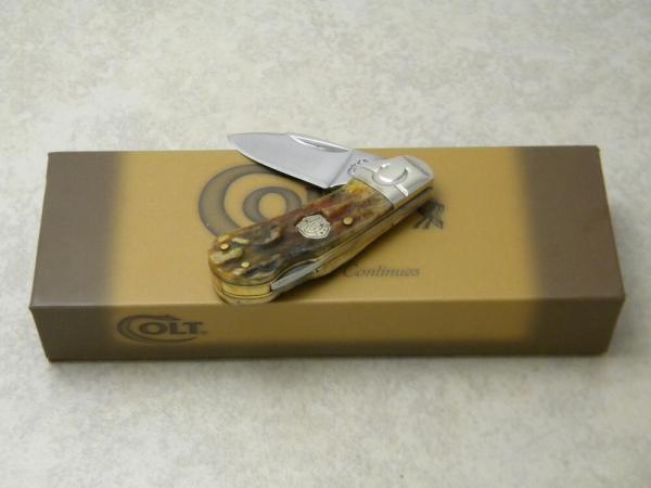 Colt CT 324 Bone Mini Lockback Knife NIB