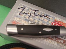 Case XX 2015 Tony Bose Ebony Cattle Knife Pattern # TB732015  154CM