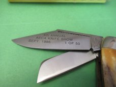 Bob Cargill 1986  Cripple Creek  Stag Cattle Knife 1 of 50 