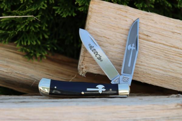 Battle Axe Brand Cooper Cutlery Buffalo Horn 1/100 EDC Battle Axe Brand Cooper Cutlery Buffalo Horn 1/100 EDC