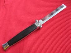 Vintage K-108 Super-Automatic OTF Switchblade Knife Comb!