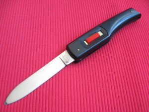 Vintage Italian Collini Slide Button "ROSTFREI PATENT" Switchblade Knife