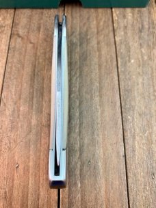 Moore Maker Lockback Smooth Natural Bone 