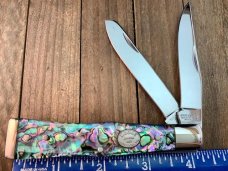 Moore Maker Swell Center Jack Abalone Looking Glass Handle Beautiful 2010 5202SCT