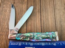 Moore Maker Swell Center Jack Abalone Looking Glass Handle Beautiful 2010 5202SCT